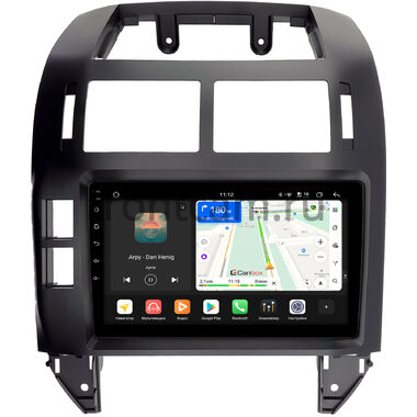 Volkswagen Polo 4 2001-2009 (черная) Canbox H-Line 5196-9-1229 на Android 14 (4G-SIM, 6/128, DSP, QLed)