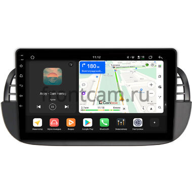 Fiat 500 2 2007-2015 Canbox H-Line 4792-9-1394 на Android 14 (4G-SIM, 4/64, DSP, QLed)