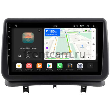 Renault Clio 3 2005-2014 Canbox H-Line 5196-9-1406 на Android 14 (4G-SIM, 6/128, DSP, QLed)