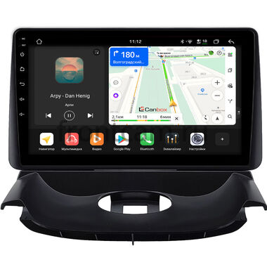 Peugeot 206 1998-2012 (черная, Тип 1) Canbox H-Line 5197-9-1494 на Android 14 (4G-SIM, 8/128, DSP, QLed)