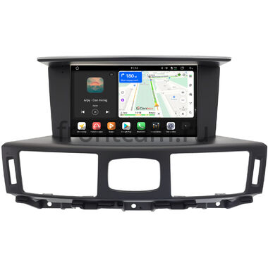 Nissan Fuga 2 2009-2024 Canbox H-Line 5196-9-1784 на Android 14 (4G-SIM, 6/128, DSP, QLed) (Тип A, для авто без кнопок TEL и APPS)