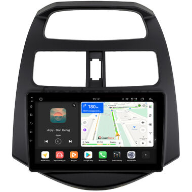 Chevrolet Spark 3 (M300) 2009-2024 (матовая) Canbox H-Line 5196-9-180 на Android 14 (4G-SIM, 6/128, DSP, QLed)