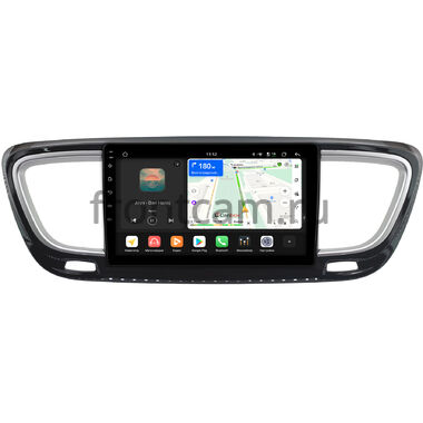 Chrysler Grand Voyager 6 2019-2024 (глянцевая) Canbox H-Line 5196-9-2210 на Android 14 (4G-SIM, 6/128, DSP, QLed)