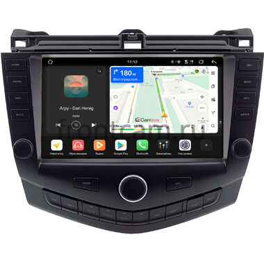 Honda Accord 7 2002-2008 (Тип 2) Canbox H-Line 5196-9-2217 на Android 14 (4G-SIM, 6/128, DSP, QLed)