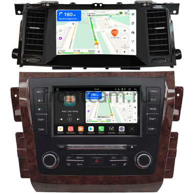 Infiniti QX56 2010-2013, QX80 2013-2020 (для авто без кнопки APPS) Canbox H-Line 5196-9-2222 на Android 14 (4G-SIM, 6/128, DSP, QLed)