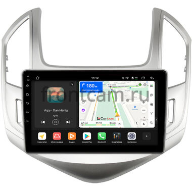 Chevrolet Cruze 2012-2016 (серебро) Canbox H-Line 4792-9-242 на Android 14 (4G-SIM, 4/64, DSP, QLed)