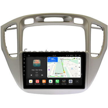 Toyota Highlander (U20), Kluger (XU20) 2000-2007 (серебро, для авто без монитора) Canbox H-Line 5197-9-409 на Android 14 (4G-SIM, 8/128, DSP, QLed)