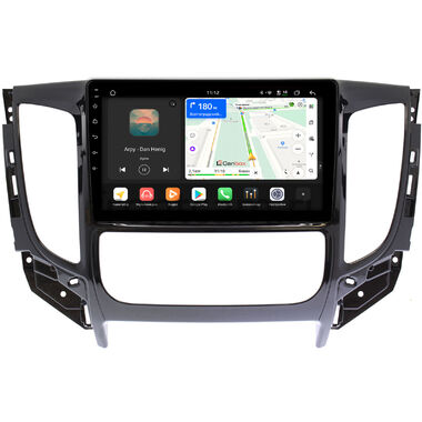 Mitsubishi L200 5, Pajero Sport 3, Montero Sport 3 2015-2019 (для авто с МКПП, с климат-контролем, глянцевая) Canbox H-Line 4792-9-637 на Android 14 (4G-SIM, 4/64, DSP, QLed)