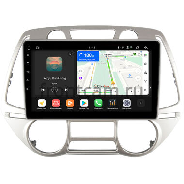 Hyundai i20 2008-2012 (с климат-контролем) Canbox H-Line 4792-9-677 на Android 14 (4G-SIM, 4/64, DSP, QLed)
