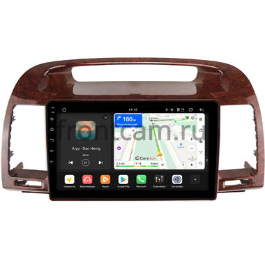 Toyota Camry XV30 2001-2006 (под дерево) Canbox H-Line 5197-9-961 на Android 14 (4G-SIM, 8/128, DSP, QLed)