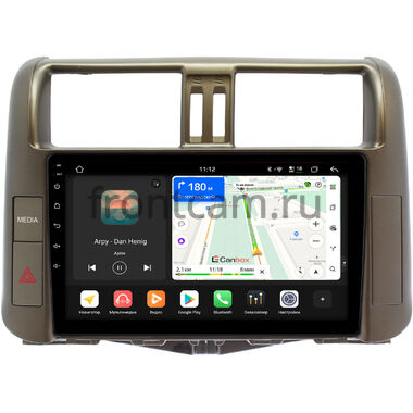 Toyota Land Cruiser Prado 150 2009-2013 (для авто с Navi и JBL Synthesis, цвет бронза) Canbox H-Line 5197-9005-1 на Android 14 (4G-SIM, 8/128, DSP, QLed)