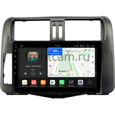 Toyota Land Cruiser Prado 150 2009-2013 (для авто с усилителем) Canbox H-Line 5197-9005 на Android 14 (4G-SIM, 8/128, DSP, QLed)