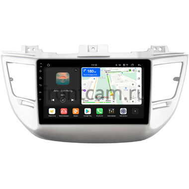 Hyundai Tucson 3 2015-2018 Canbox H-Line 5197-9042 на Android 14 (4G-SIM, 8/128, DSP, QLed) для авто с камерой