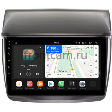 Mitsubishi L200 4, Pajero Sport 2 2008-2016 Canbox H-Line 5197-9057 на Android 14 (4G-SIM, 8/128, DSP, QLed)