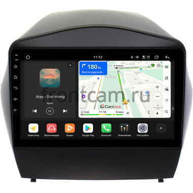 Hyundai ix35, Tucson 2 2009-2015 (для авто с камерой) Canbox H-Line 5197-9180 на Android 14 (4G-SIM, 8/128, DSP, QLed)