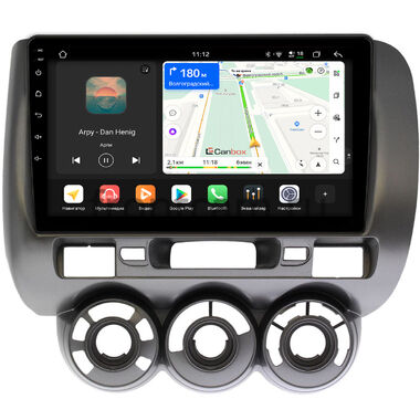 Honda Fit 2001-2008 (авто без климат-контроля) Canbox H-Line 5197-9187 на Android 14 (4G-SIM, 8/128, DSP, QLed)