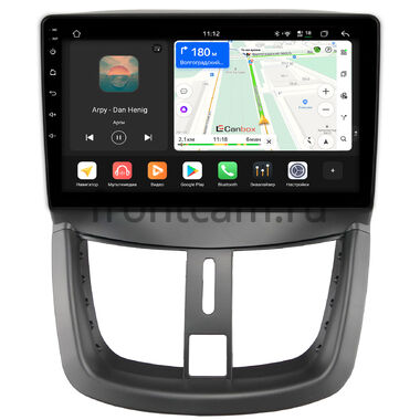 Peugeot 207 2006-2015, 207i (Iran Khodro) 2016-2026 Canbox H-Line 4792-9203 на Android 14 (4G-SIM, 4/64, DSP, QLed)