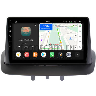 Renault Fluence, Megane 3 2008-2016 Canbox H-Line 5196-9215 на Android 14 (4G-SIM, 6/128, DSP, QLed)
