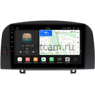 Hyundai Sonata 5 (NF) 2004-2007 (черная) Canbox H-Line 4792-9259 на Android 14 (4G-SIM, 4/64, DSP, QLed)
