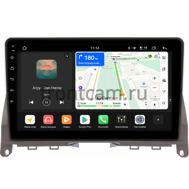 Mercedes-Benz C-klasse (w204) 2006-2011 (серая) Canbox H-Line 4792-9312 на Android 14 (4G-SIM, 4/64, DSP, QLed)