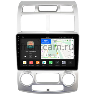 Kia Sportage 2 2004-2008 (авто с климат-контролем) Canbox H-Line 5197-9407 на Android 14 (4G-SIM, 8/128, DSP, QLed)