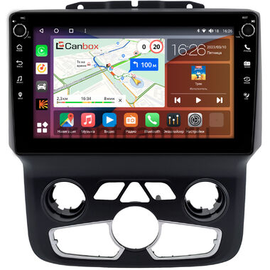 Dodge RAM 4 (DS, DJ) (2013-2023) (с климат-контролем) Canbox H-Line 7802-9-0021 на Android 10 (4G-SIM, 4/32, DSP, IPS) С крутилками