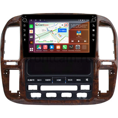 Lexus LX 470 1998-2002 (для авто с цвет. экраном) Canbox H-Line 7802-9-0441 на Android 10 (4G-SIM, 4/32, DSP, IPS) С крутилками