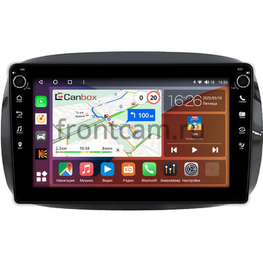 Smart Fortwo 3, Forfour 2 2014-2024 (для авто с цветным экраном) Canbox H-Line 7802-9-0637 на Android 10 (4G-SIM, 4/32, DSP, IPS) С крутилками