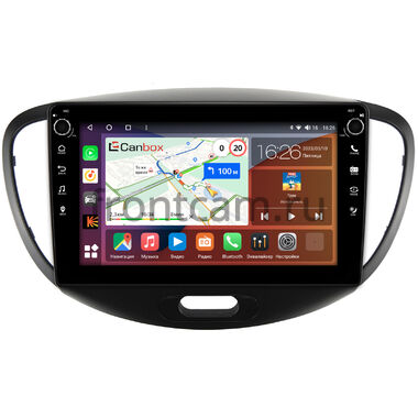 Hyundai i10 2007-2013 Canbox H-Line 7802-9-143 на Android 10 (4G-SIM, 4/32, DSP, IPS) С крутилками