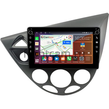Ford Focus 1998-2005 (темно-серая) Canbox H-Line 7802-9-2070 на Android 10 (4G-SIM, 4/32, DSP, IPS) С крутилками