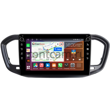 Lada Vesta (NG), Aura 2024-2025 (черная, матовая) Canbox H-Line 7802-9-9820 на Android 10 (4G-SIM, 4/32, DSP, IPS) С крутилками