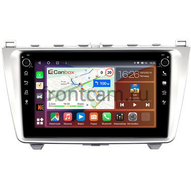 Mazda 6 (GH) 2007-2013 (серебро) Canbox H-Line 7803-9-0233 на Android 10 (4G-SIM, 4/64, DSP, IPS) С крутилками