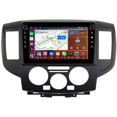 Nissan NV200 2009-2024 (чёрная) Canbox H-Line 7803-9-0391 на Android 10 (4G-SIM, 4/64, DSP, IPS) С крутилками