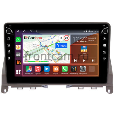 Mercedes-Benz C (w204) 2006-2011 (коричневая) Canbox H-Line 7803-9-0542 на Android 10 (4G-SIM, 4/64, DSP, IPS) С крутилками