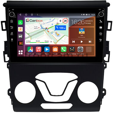 Ford Mondeo 5 2014-2022, Fusion 2 (North America) 2012-2016 (для авто с маленьким экраном) Canbox H-Line 7803-9-096 на Android 10 (4G-SIM, 4/64, DSP, IPS) С крутилками