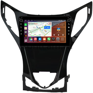 Hyundai Grandeur 5, Azera 2 2011-2016 (глянцевая) Canbox H-Line 7804-9-0837 на Android 10 (4G-SIM, 6/128, DSP, IPS) С крутилками