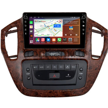 Toyota Highlander (U20), Kluger (XU20) 2000-2007 (орех) Canbox H-Line 7804-9-1562 на Android 10 (4G-SIM, 6/128, DSP, IPS) С крутилками