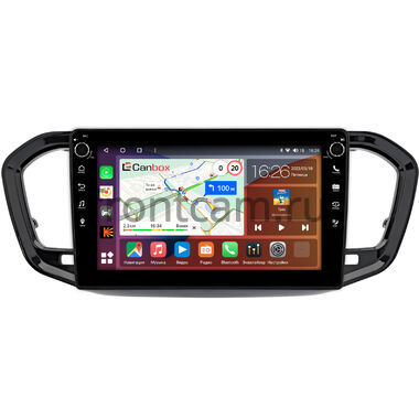 Lada Vesta (NG), Aura 2024-2025 (черный глянец) Canbox H-Line 7804-9-1924 на Android 10 (4G-SIM, 6/128, DSP, IPS) С крутилками