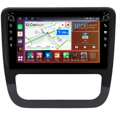 Volkswagen Scirocco 2008-2014 (глянцевая) Canbox H-Line 7804-9-3213 на Android 10 (4G-SIM, 6/128, DSP, IPS) С крутилками