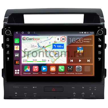 Toyota Land Cruiser 200 2007-2015 для авто с Navi (Тип ABC) Canbox H-Line 7806-10-1745 на Android 10 (4G-SIM, 4/32, DSP, QLed) С крутилками
