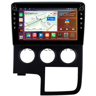 Toyota Hiace (H300) (2019-2026) (руль слева) Canbox H-Line 7807-10-0886 на Android 10 (4G-SIM, 4/64, DSP, QLed) С крутилками