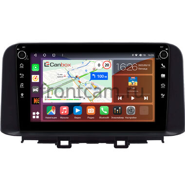 Hyundai Kona (2017-2020) Canbox H-Line 7808-10-0342 на Android 10 (4G-SIM, 6/128, DSP, QLed) С крутилками