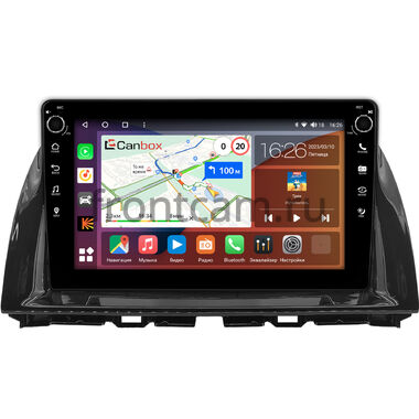 Mazda CX-5, 6 (GJ) 2011-2017 Canbox H-Line 7808-10-194 на Android 10 (4G-SIM, 6/128, DSP, QLed) С крутилками