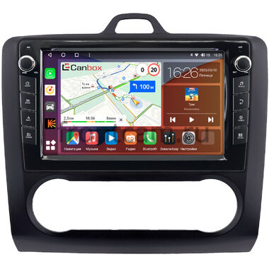 Ford Focus 2 2005-2011 (с климат-контролем) Canbox H-Line 7822-9-0127 Android 10 (4G-SIM, 4/32, DSP, IPS) С крутилками