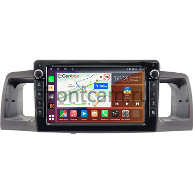 Toyota Allex, Corolla (E120) 2000-2007 (бежевая) Canbox H-Line 7822-9-0254 на Android 10 (4G-SIM, 4/32, DSP, IPS) С крутилками