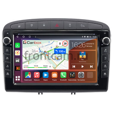 Peugeot 308, 408, RCZ (2007-2022) Canbox H-Line 7822-9-0408 Android 10 (4G-SIM, 4/32, DSP, IPS) С крутилками (серая) (Тип 2)