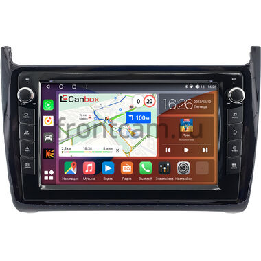 Volkswagen Polo 5 2009-2020 (глянцевая) Canbox H-Line 7822-9-0490 на Android 10 (4G-SIM, 4/32, DSP, IPS) С крутилками