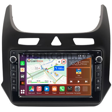 Chevrolet Cobalt 2 2011-2024 (черная, матовая) Canbox H-Line 7822-9-0560 на Android 10 (4G-SIM, 4/32, DSP, IPS) С крутилками