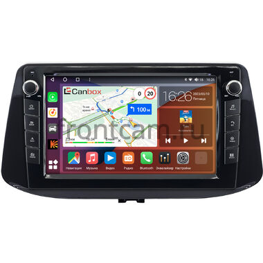 Hyundai i30 3 2017-2024 (глянцевая) Canbox H-Line 7822-9-071 на Android 10 (4G-SIM, 4/32, DSP, IPS) С крутилками