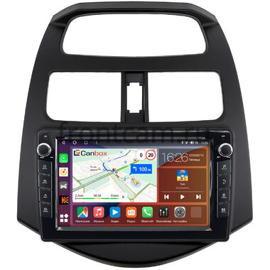 Chevrolet Spark (2009-2016), Spark 3 (M300) (2020-2024) (матовая) Canbox H-Line 7822-9-180 Android 10 (4G-SIM, 4/32, DSP, IPS) С крутилками